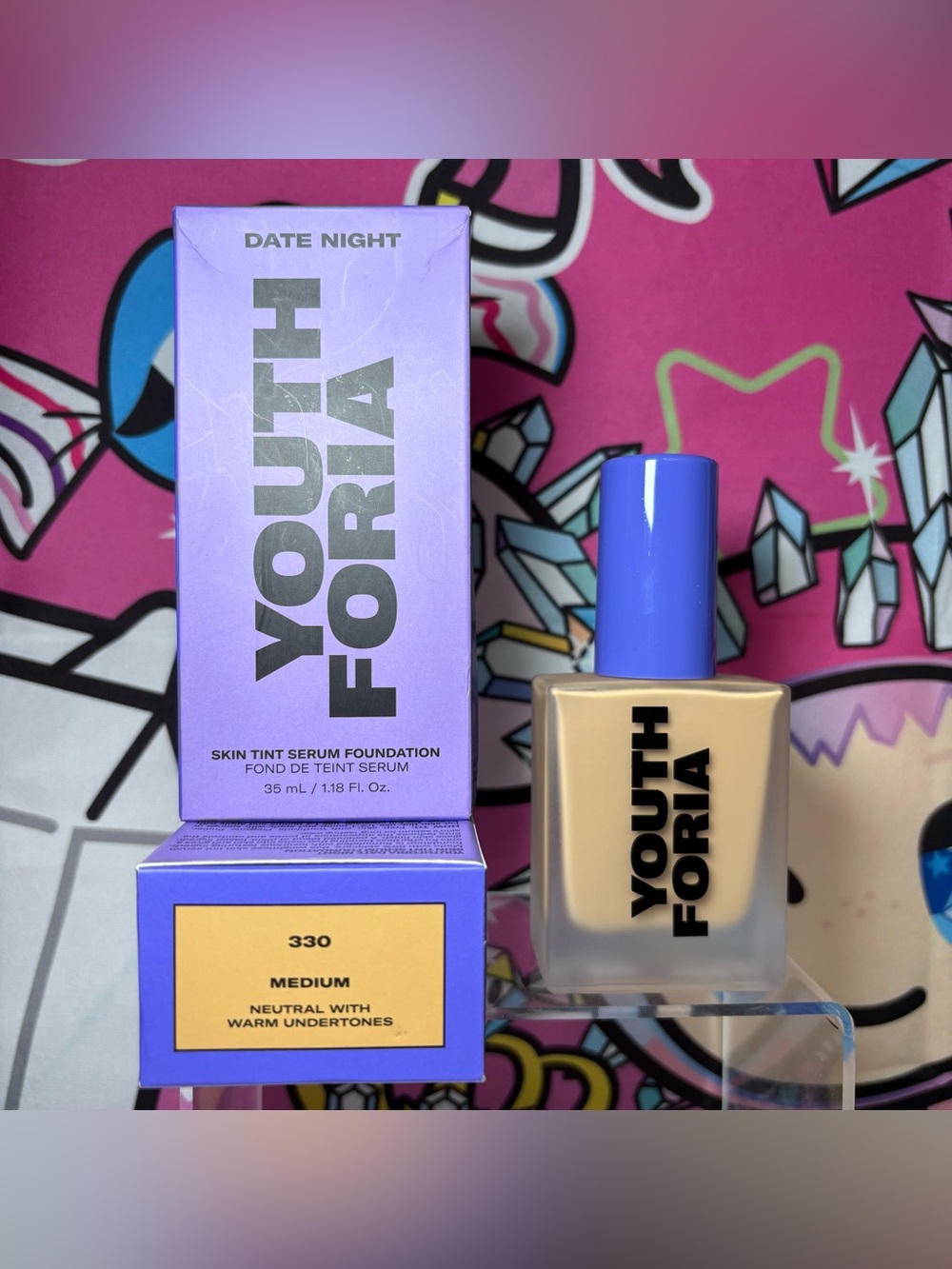330 Youth Foria Date Night Skin Tint Serum Foundation
